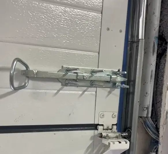 Renforcement d'une porte degarage